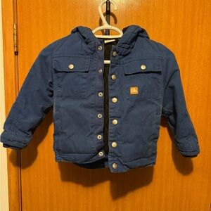 Carhartt Kids Navy Hooded Jean Jacket